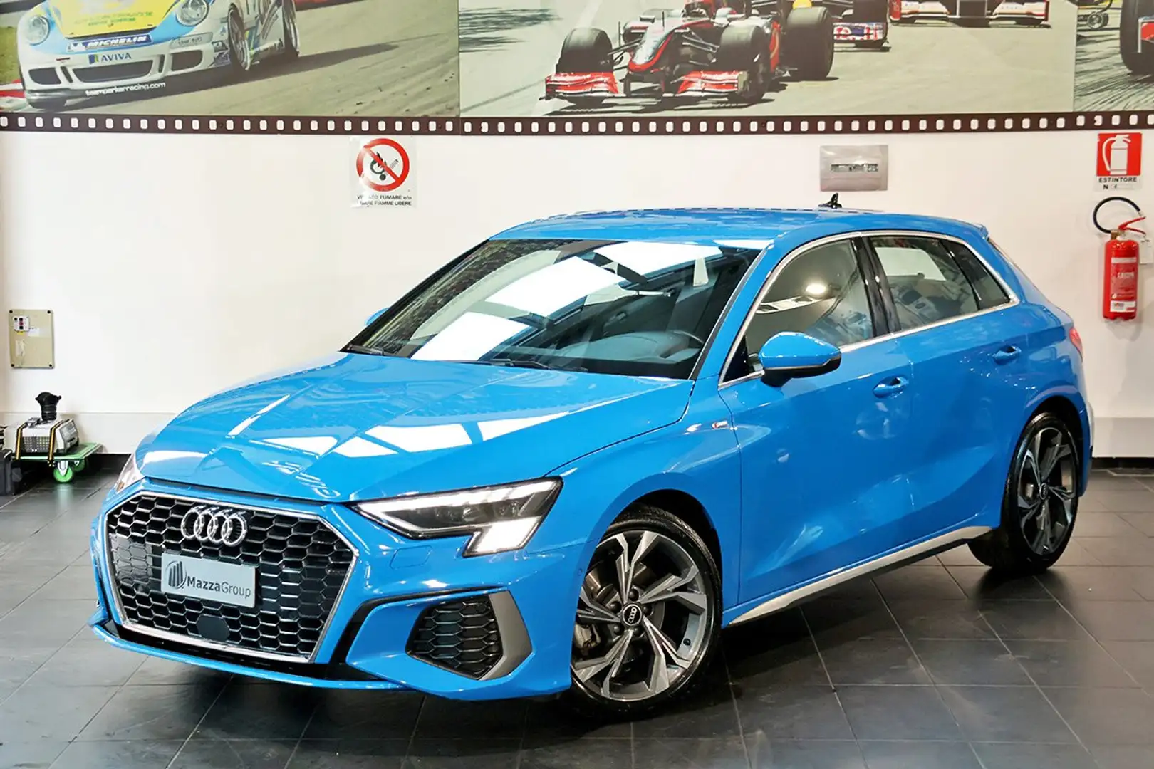 Audi A3 35 TFSI Sportback S-Tronic S-Line - MATRIX/LUCI Blu/Azzurro - 1