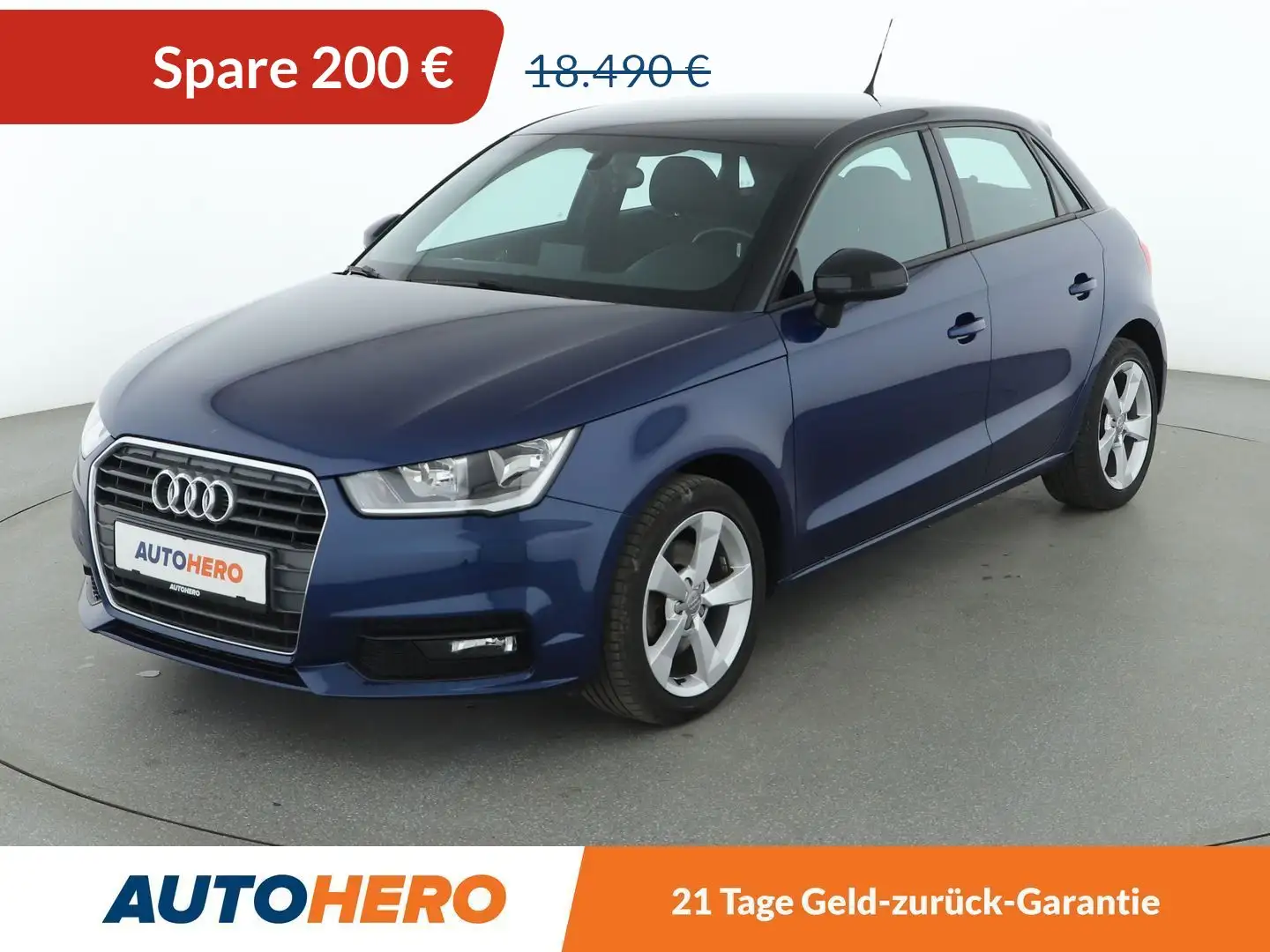 Audi A1 1.4 TFSI Sport Aut.*PDC*SHZ* Blau - 1
