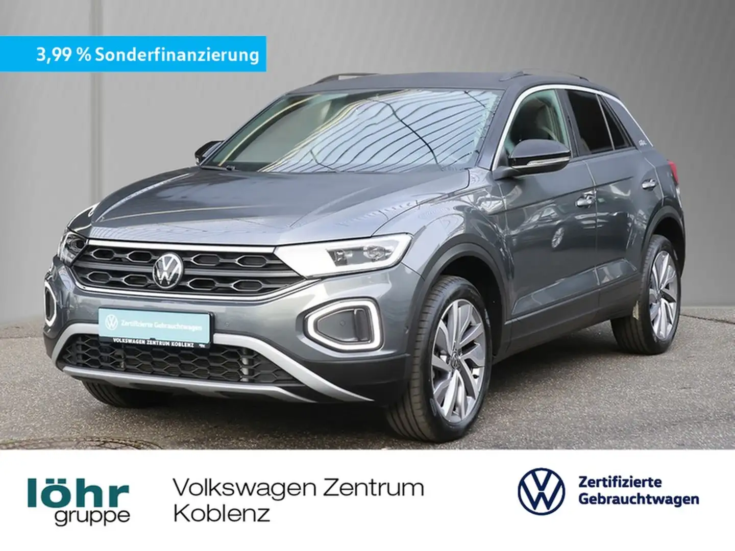 Volkswagen T-Roc 2.0 TDI DSG Goal AHK/Navi/RFK Grau - 1
