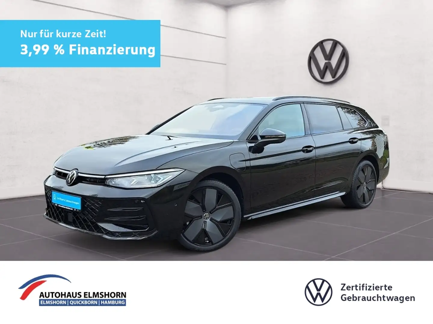 Volkswagen Passat Variant R-Line 1.5 TSI DSG eHybrid PANO AHK 19" HEAD HARM Schwarz - 1