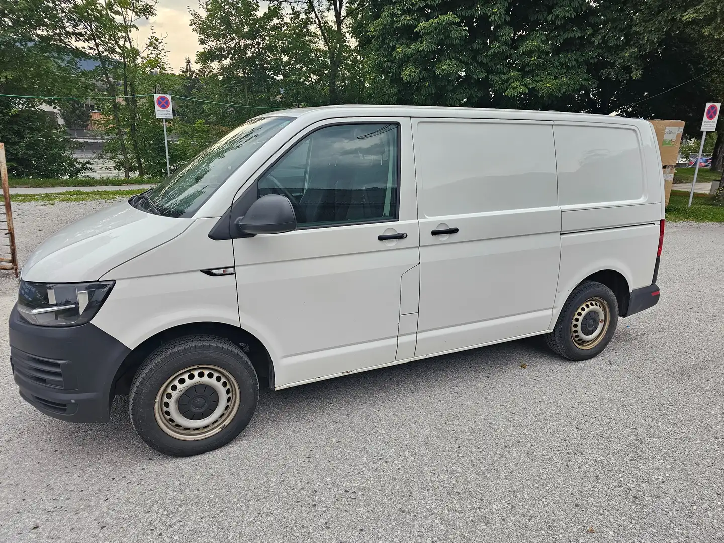 Volkswagen T6 Transporter Transporter 2,0 4x4 TDIBMT DSG, Tempom,Klima Bordc Blanco - 2