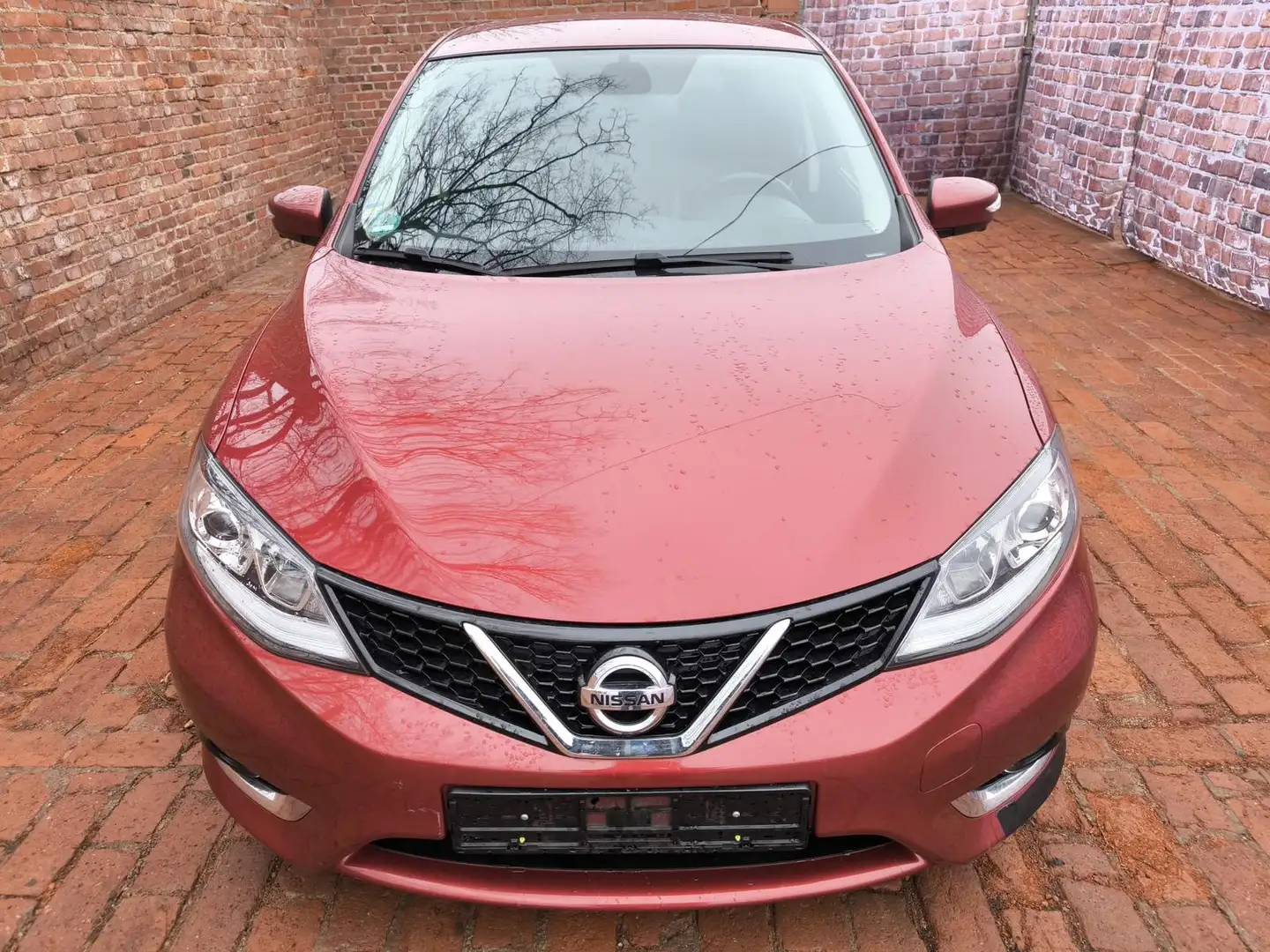Nissan Pulsar N-Connecta 1.2 16V Seitenschaden Červená - 2