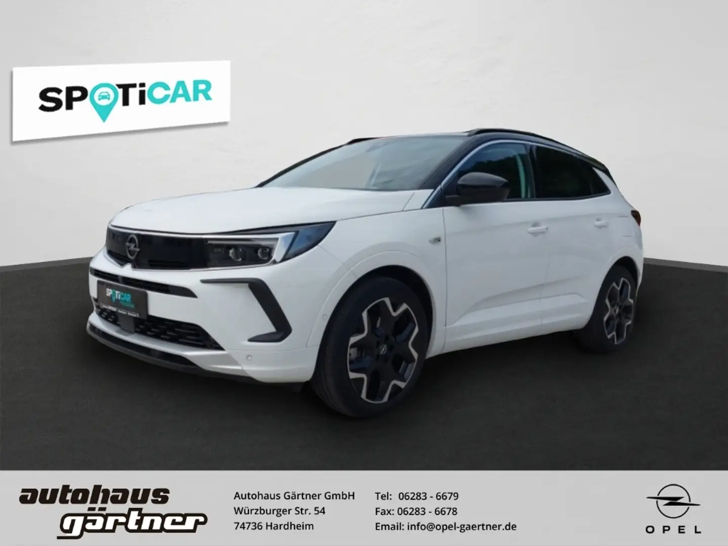 Opel Grandland Ultimate Plug-in-Hybrid 1.6 Turbo Hybrid EU6d AHK- Blanco - 1
