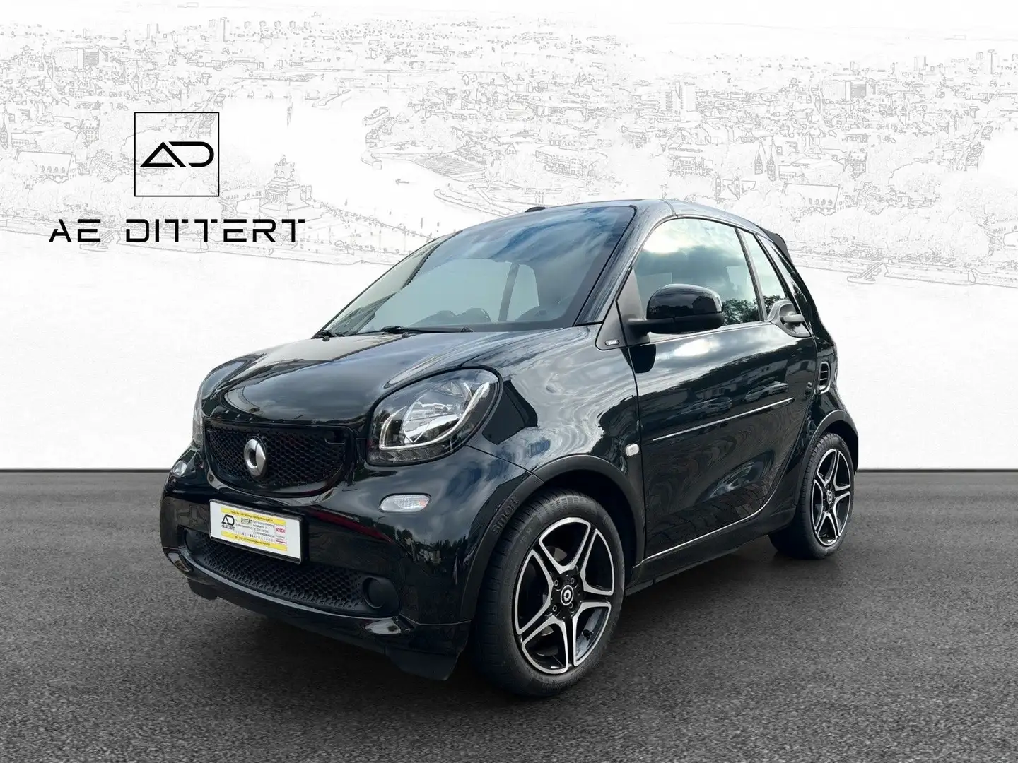 smart forTwo fortwo Passion Schwarz - 1