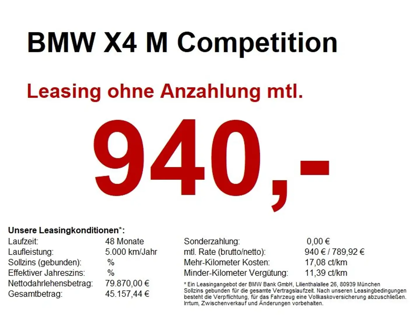 BMW X4 M Competition HUD/M-SITZ/LED+/PANO/hk/CAM Blau - 1