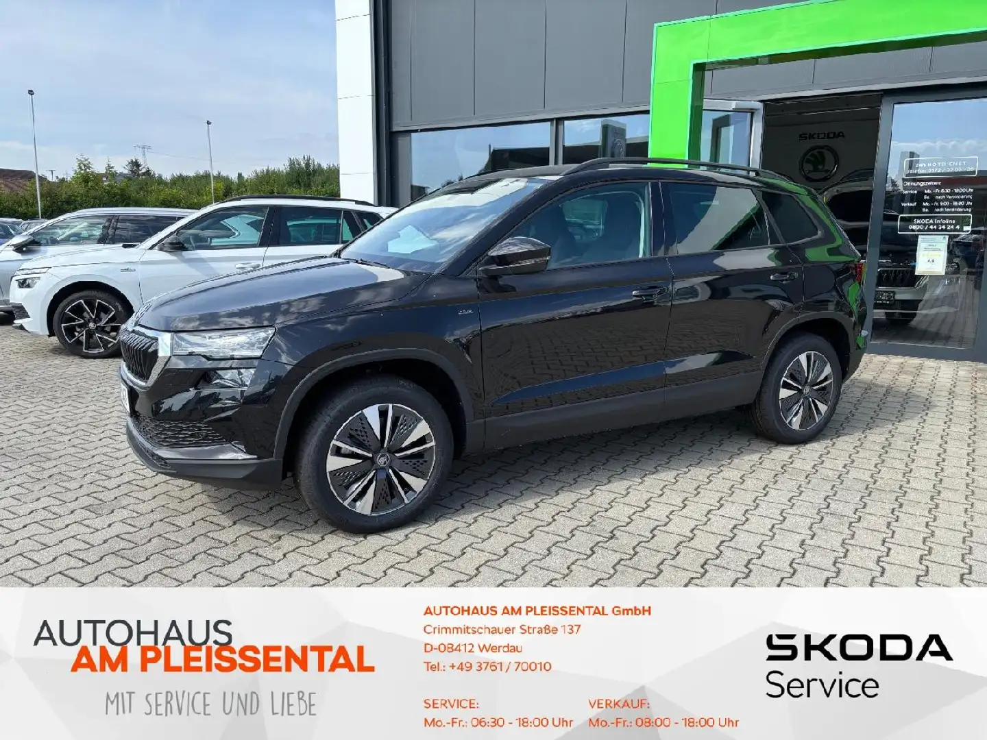 Skoda Karoq Karoq 1.5 TSI DSG TOUR *Navi*SHZ*el. Heckklappe Zwart - 1