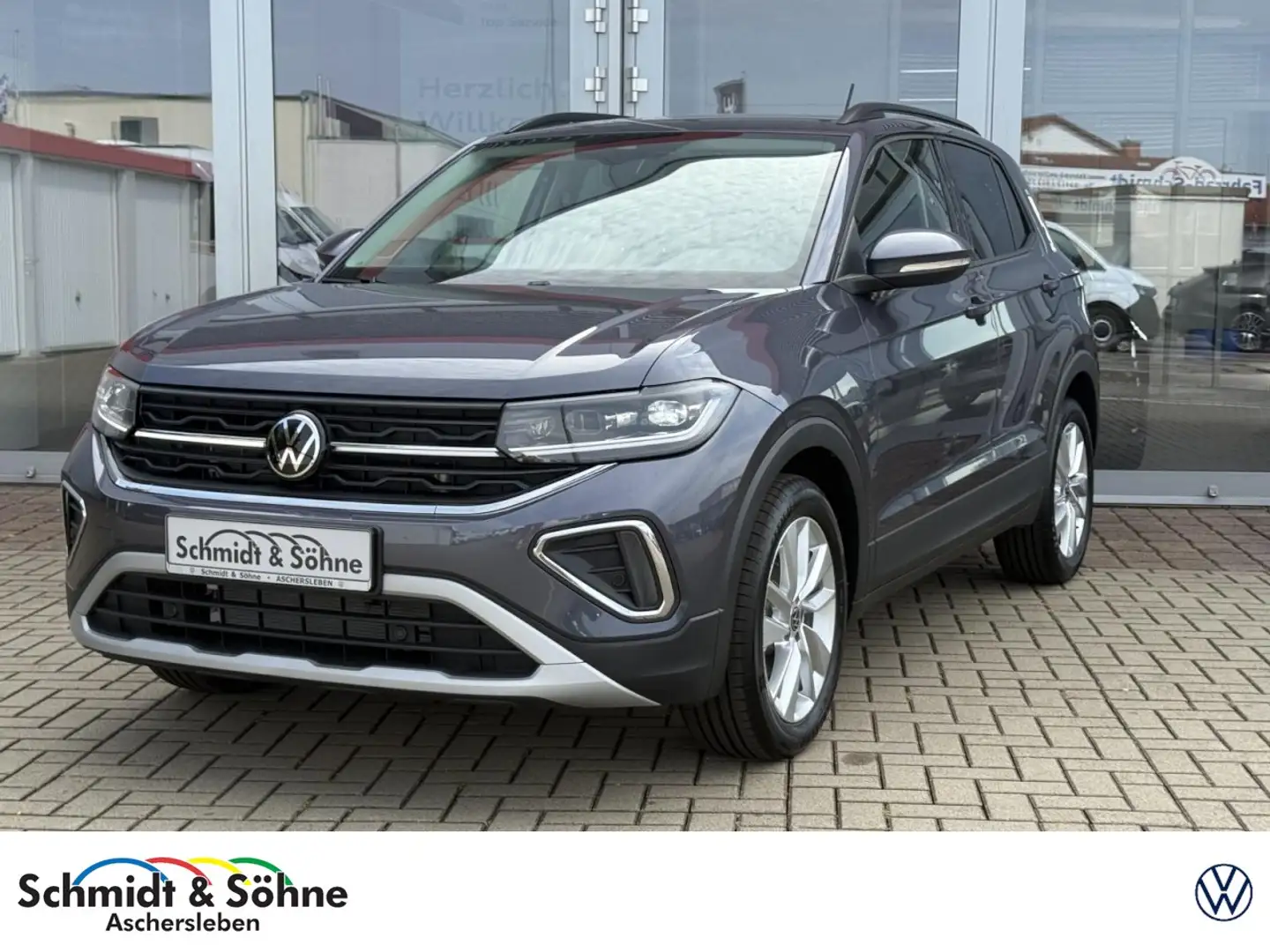 Volkswagen T-Cross Life 1.0 l TSI DSG MATRIX, AHK, Klima Grau - 1