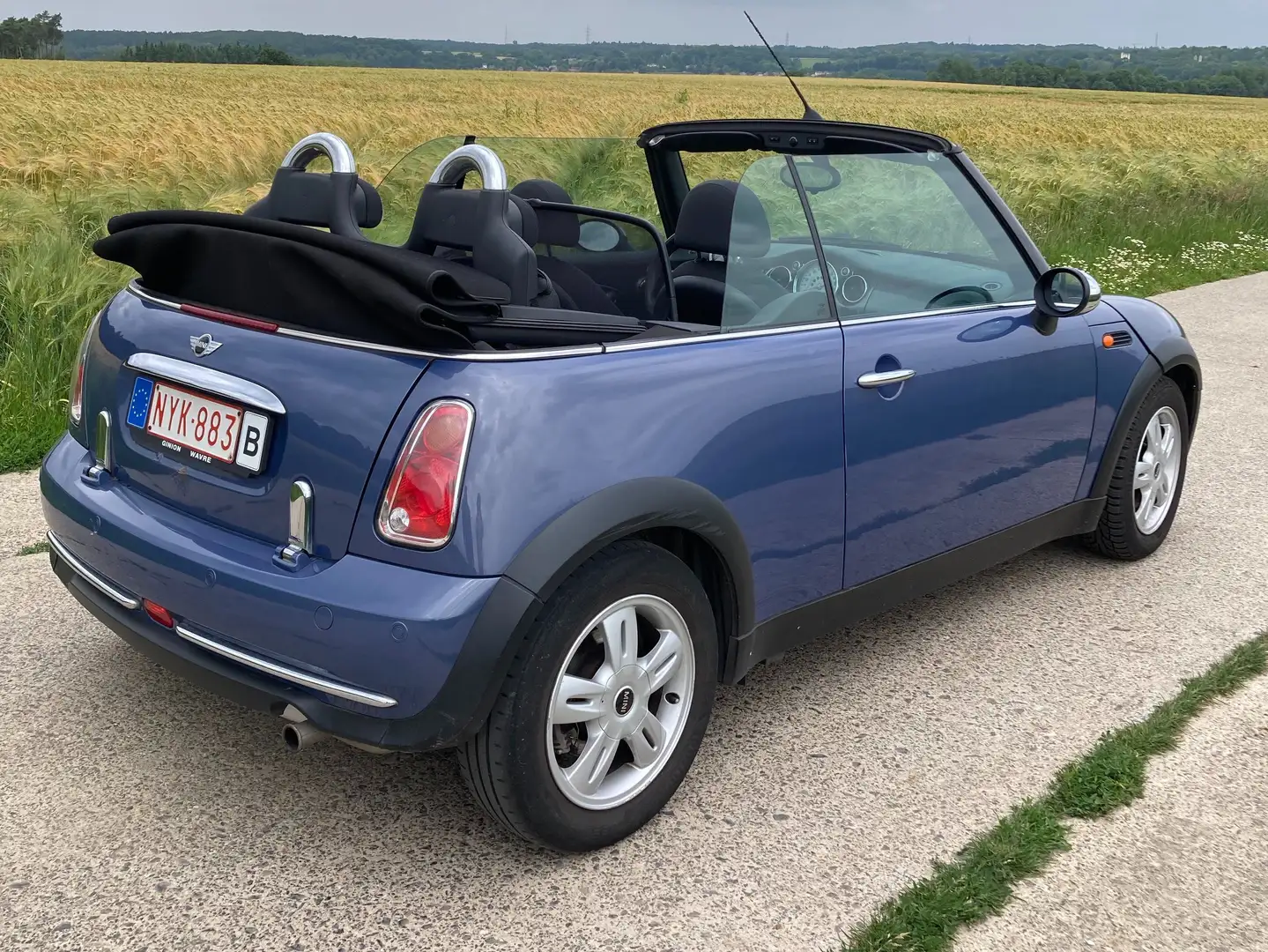MINI One Cabrio Mini Cabriolet 1.6i 16v One Bleu - 2