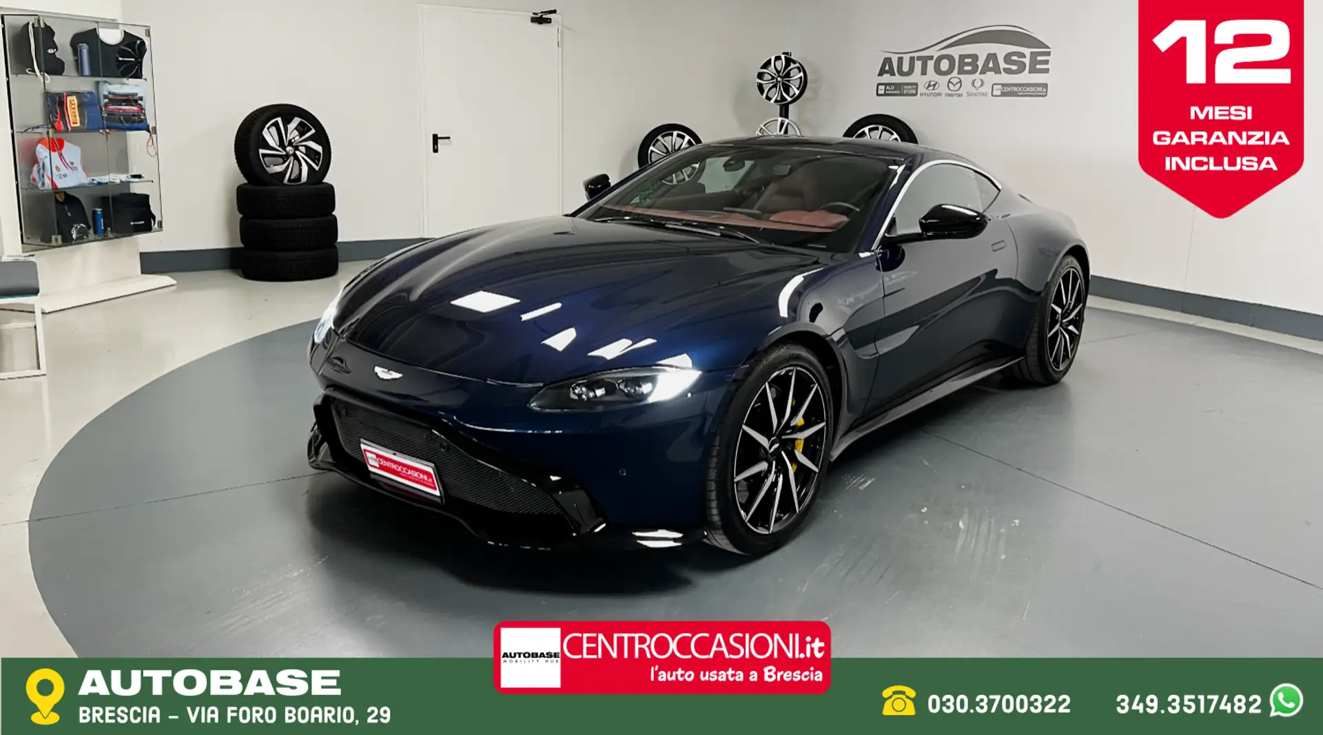 Aston Martin Vantage 4.0 V8 auto Blu/Azzurro - 1