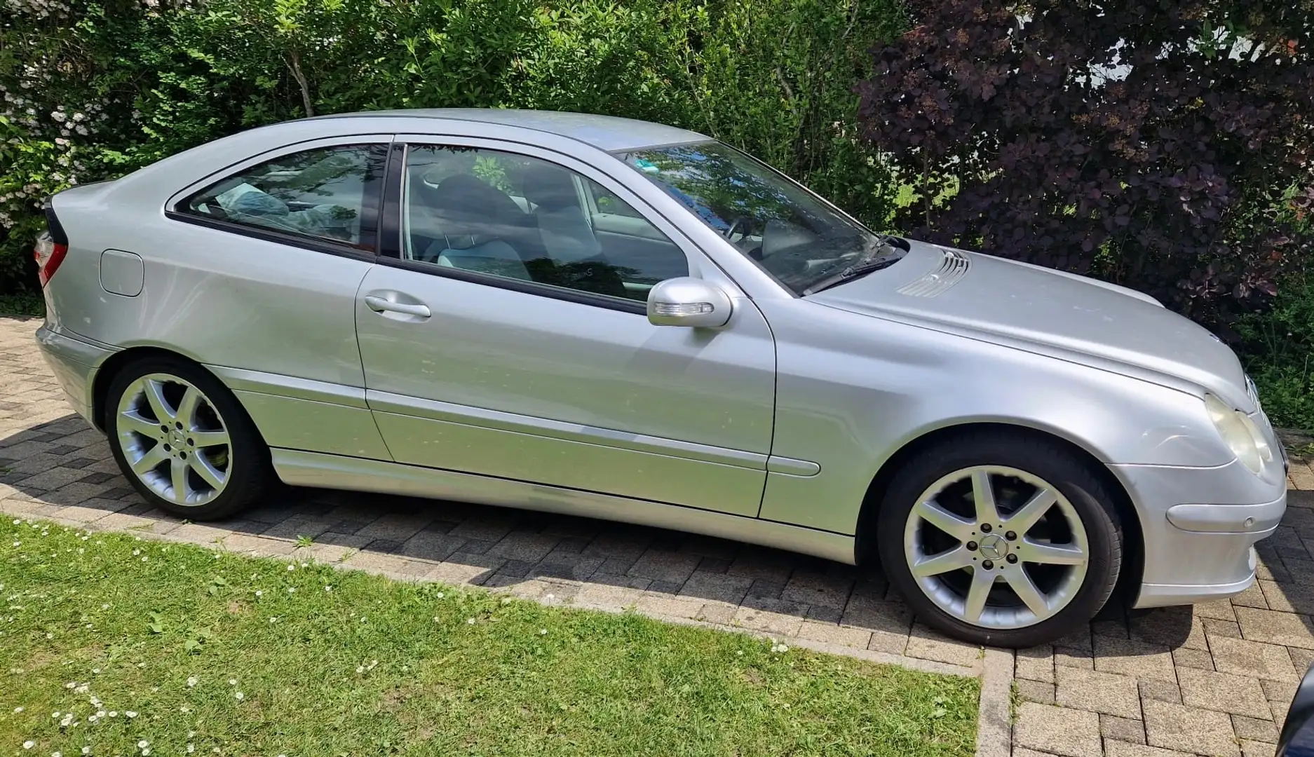 Mercedes-Benz C 200 C-Klasse Sportcoupe Diesel CDI Sportcoupe DPF Spor Argent - 1