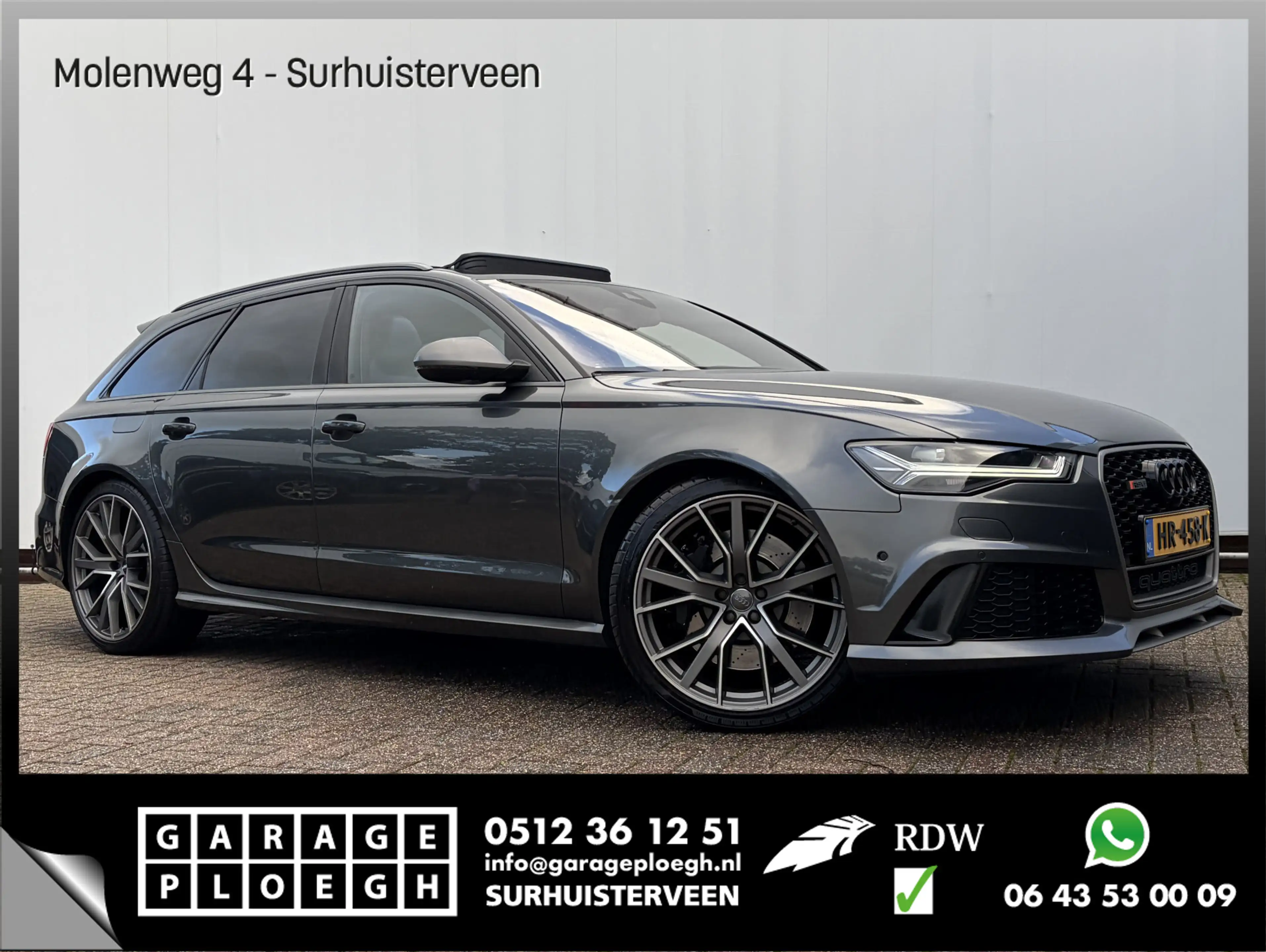 Audi RS6 A6 Avant 4.0 TFSI Quattro Performance 606PK B&O 3D