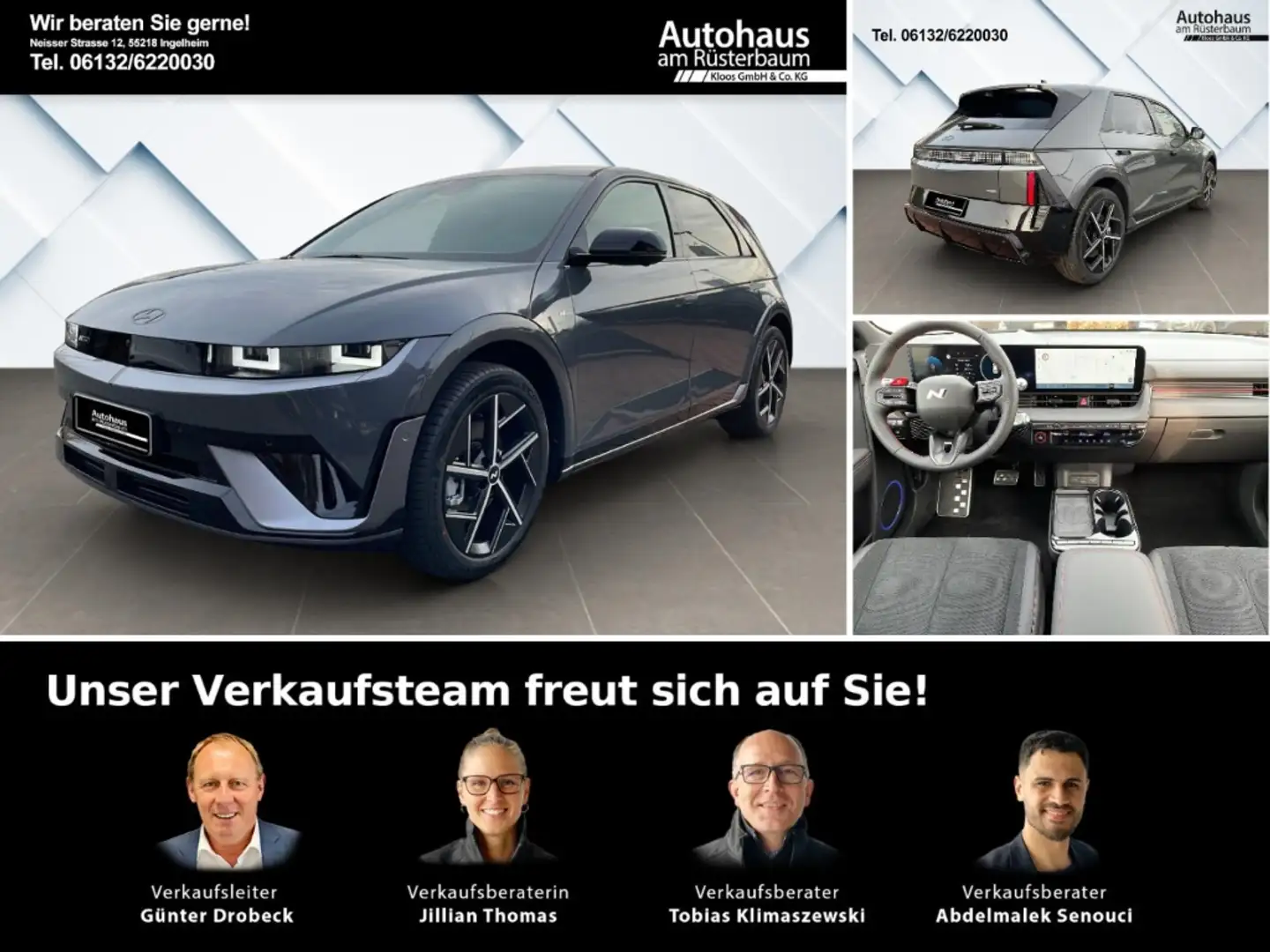 Hyundai IONIQ 5 N Line X Elektro 4WD FL (MY26) 84 kWh Park- Sitz-P Grau - 1