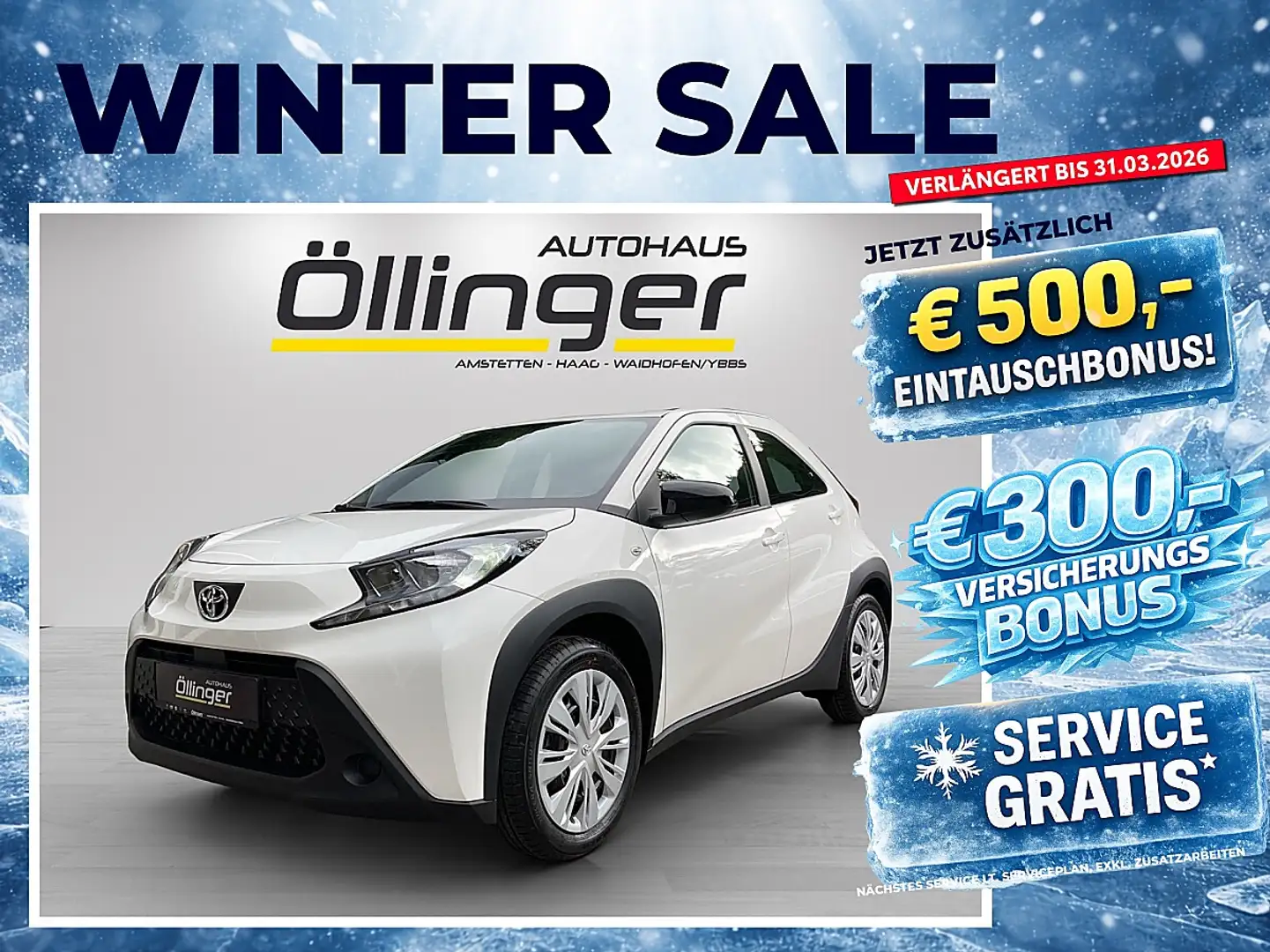 Toyota Aygo X 1,0 VVT-i Play Weiß - 1