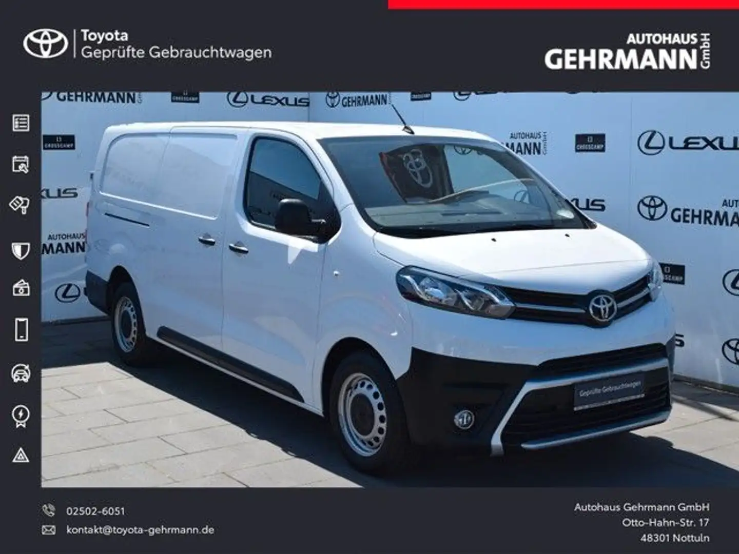 Toyota Proace L2 Kasten Meister*Navi* Weiß - 1