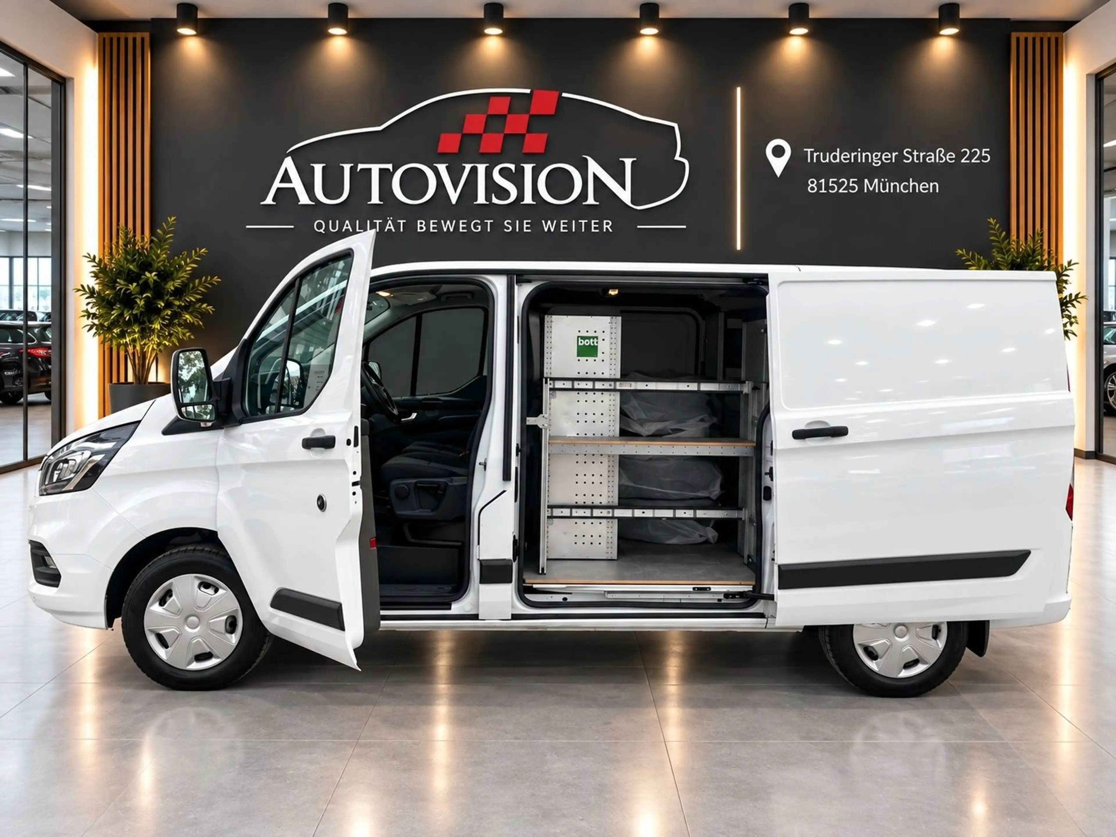 Ford Transit Custom WERKSTATT REGALE / 2xSCHIEBETÜR