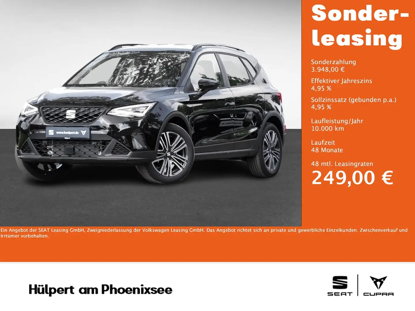 SEAT Arona 1.0 STYLE EDITION DSG SHZ PDC VOLL-LED CAM Noir - 1
