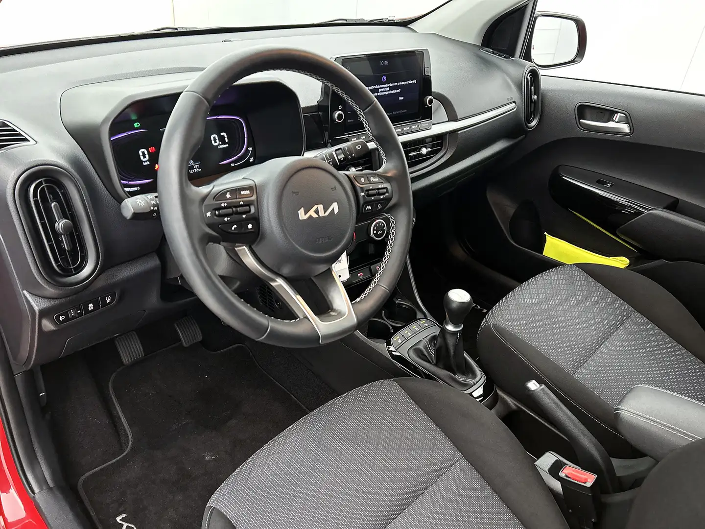 Kia Picanto 1.0 DPI DynamicLine NIEUW MODEL! nav, Camera, Stoe Rouge - 2