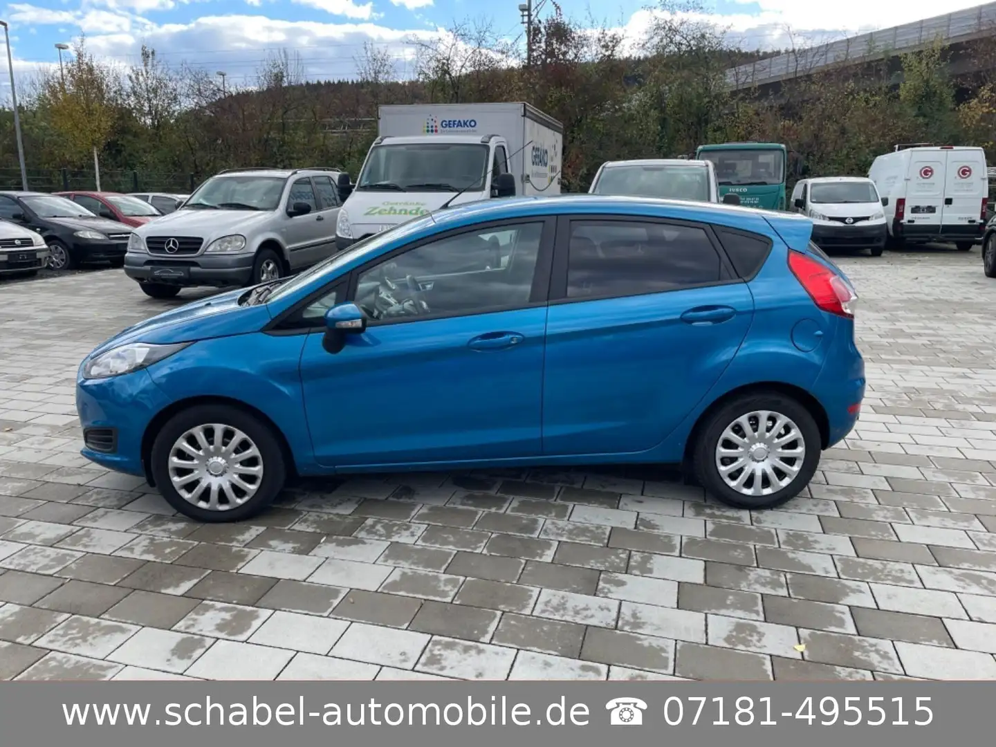 Ford Fiesta Trend 1.0 Ecoboost Klima Sitzhzg PDC 5Gg Bleu - 2
