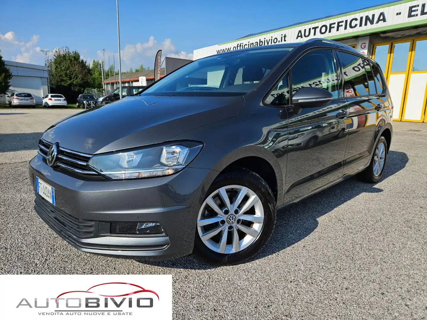 Volkswagen Touran 1.6 TDI 115 CV SCR DSG Comfortline BlueMotion Tech Grigio - 2