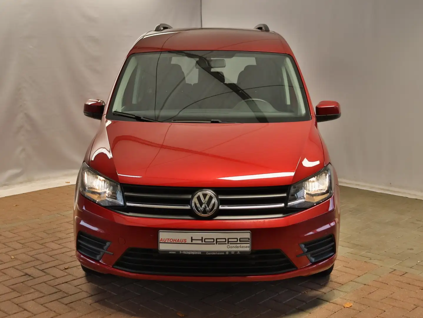 Volkswagen Caddy 2.0 TDI DSG+TEMPO+BLUETOOTH+SHZ Roşu - 2