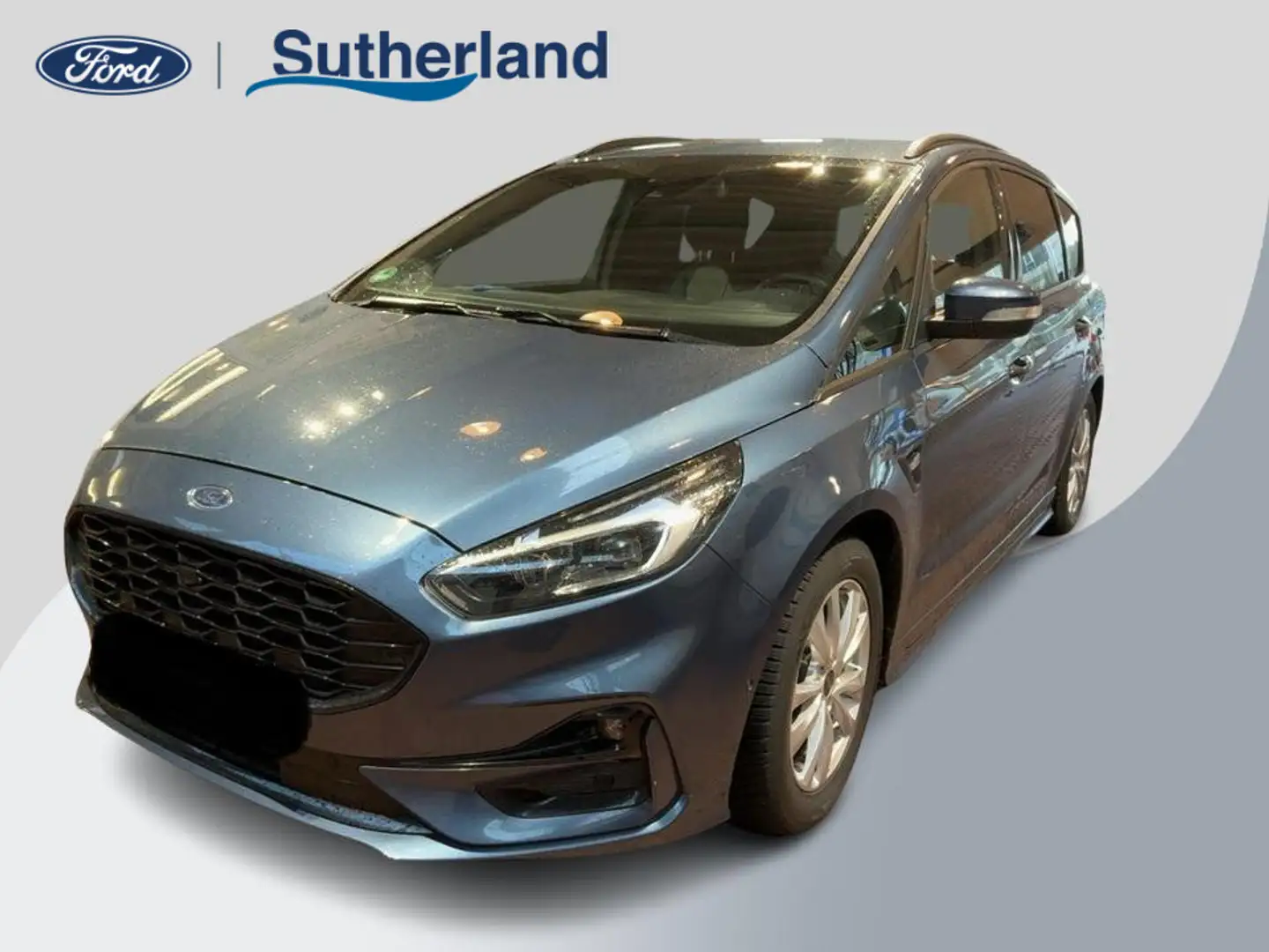 Ford S-Max 2.5 FHEV ST-Line Hybride Automaat 190pk | Adaptiev Blauw - 1