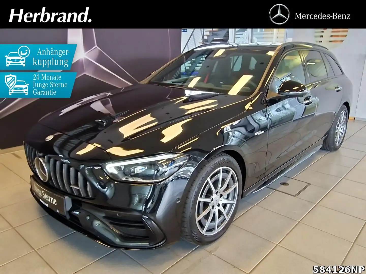 Mercedes-Benz C 43 AMG T4M Pano AHK Digital Night Standhz Burm Schwarz - 1