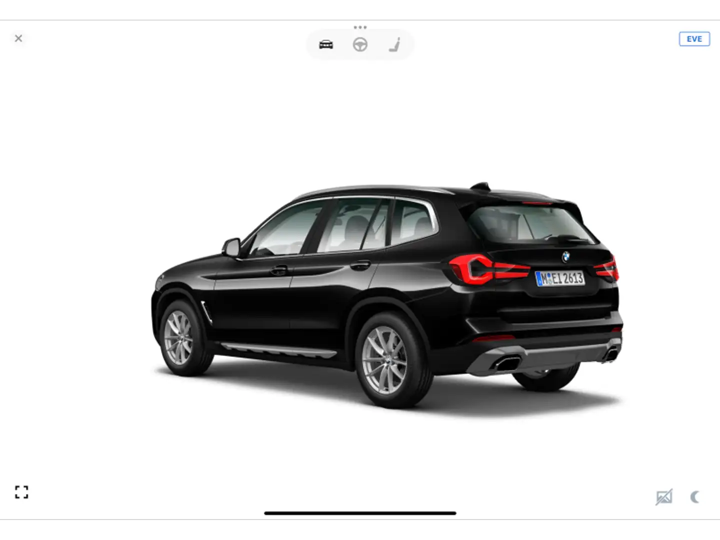 BMW X3 sDrive18d Noir - 2