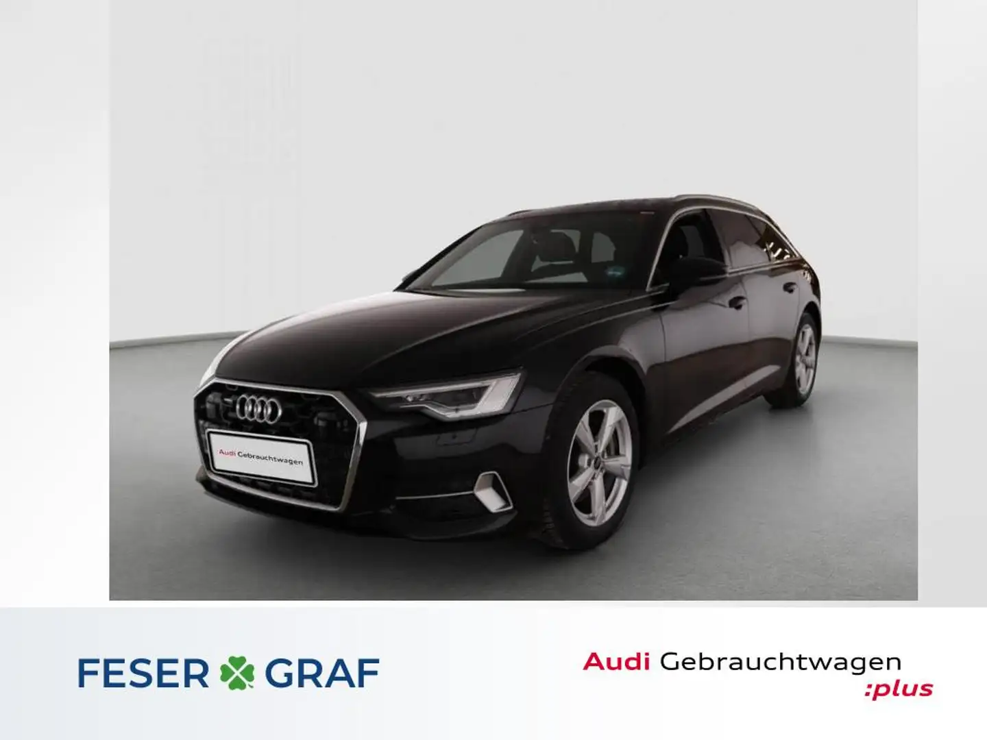 Audi A6 Avant 45 TFSI qu Adv Pano,Leder,Kamera,AHK Schwarz - 1