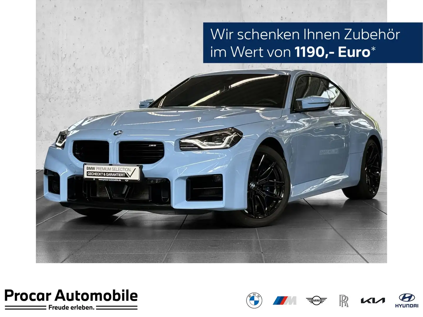 BMW M2 Coupé DA PA ACC H/K AdapLED Shz. Lhz. 20" LMR Blau - 1