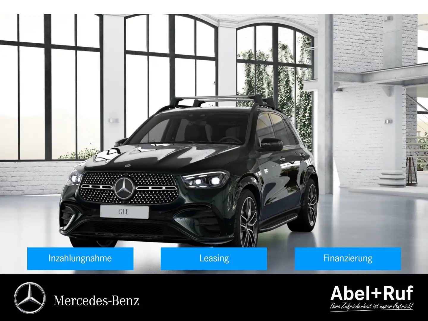 Mercedes-Benz GLE 450 4M AMG+DISTR+NIGHT+Burm+StHz+HuD+AHK+360 zelena - 1