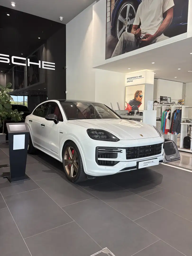 Porsche Cayenne Cayenne Coupe 4.0 e-hybrid Turbo Blanc - 1