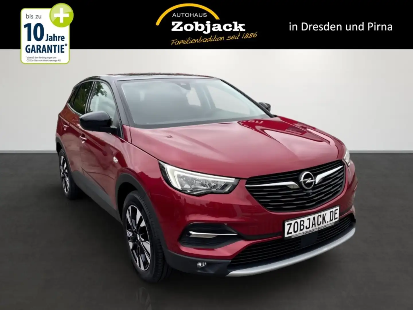 Opel Grandland X 1.2 Elegance AHZV, SHZ, Navi, Kamera Red - 2