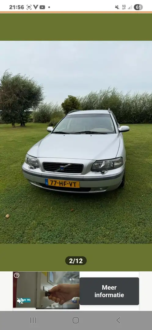 Volvo V70 2.3 T-5 Geartr. C.L Lpg g3 Zilver - 2