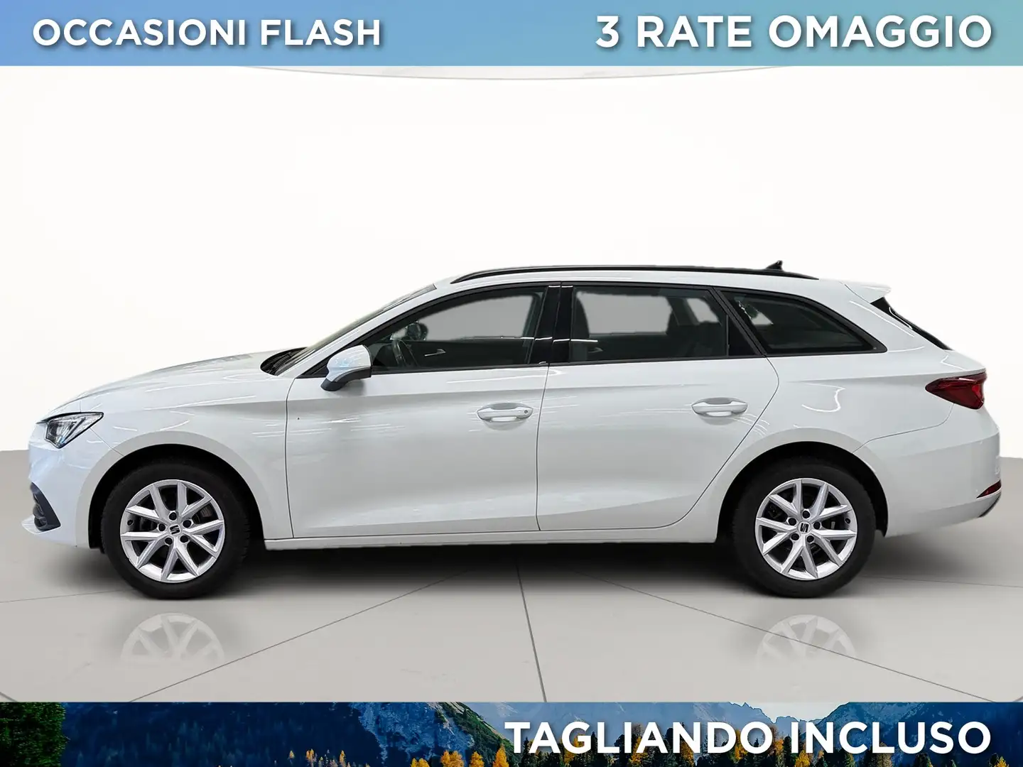 SEAT Leon sportstourer 2.0 tdi style 150cv dsg Blanc - 2