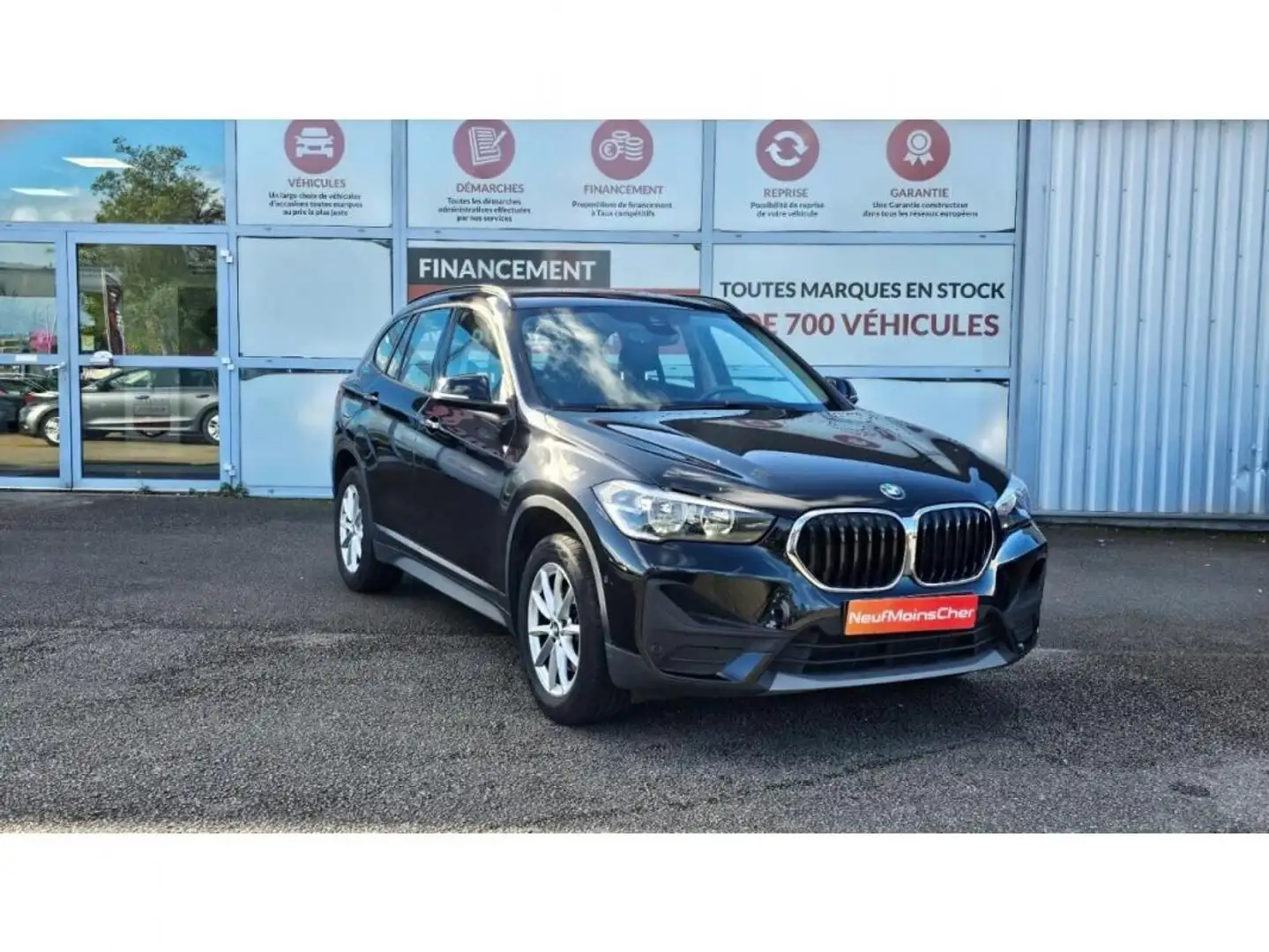 BMW X1 Business sDrive 18d BVA 136cv + Sellerie Cuir + Caméra de recul Schwarz - 1