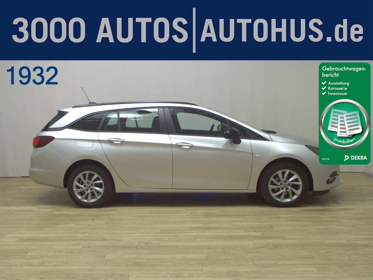 Opel Astra ST 1.5 D Business Ed Navi LED PDC SHZ DAB Silber - 1