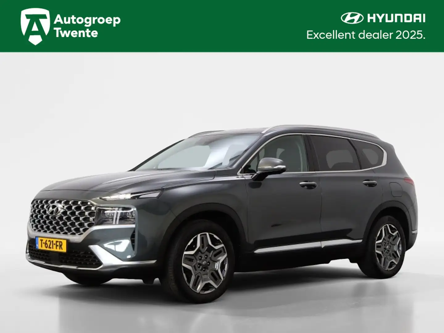 Hyundai SANTA FE 1.6 T-GDI HEV Comfort Smart | Private lease €799 p Groen - 1