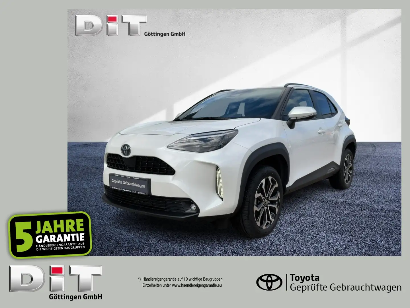 Toyota Yaris Cross & 1.5 E Black & White ACC+LED+Navi Blanc - 1