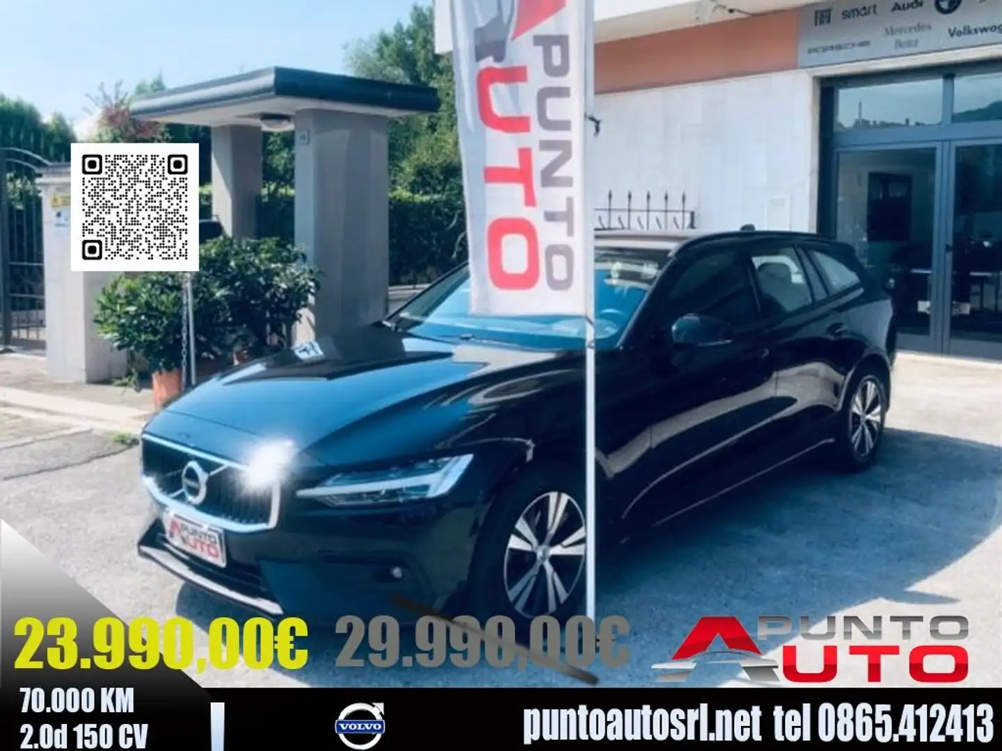 Volvo V60 D3  Geartronic COCKPIT- CARPLAY- Nero - 1