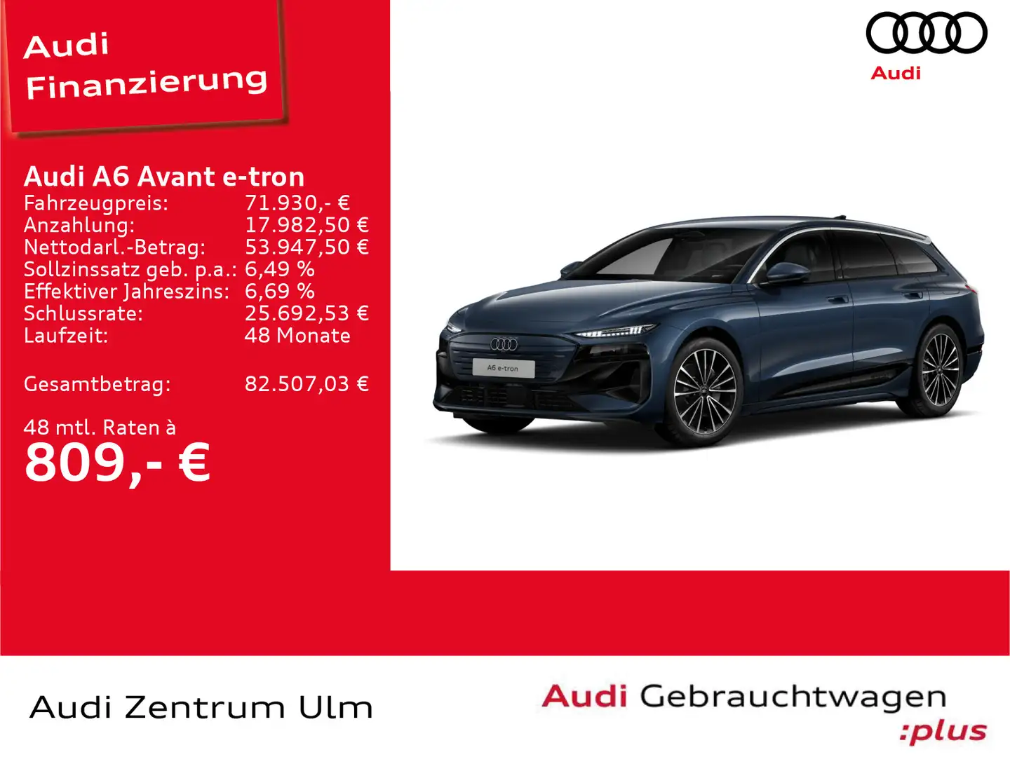 Audi Sonstige qu S-Line 20 AHK MATRIX 0,25% Blau - 1