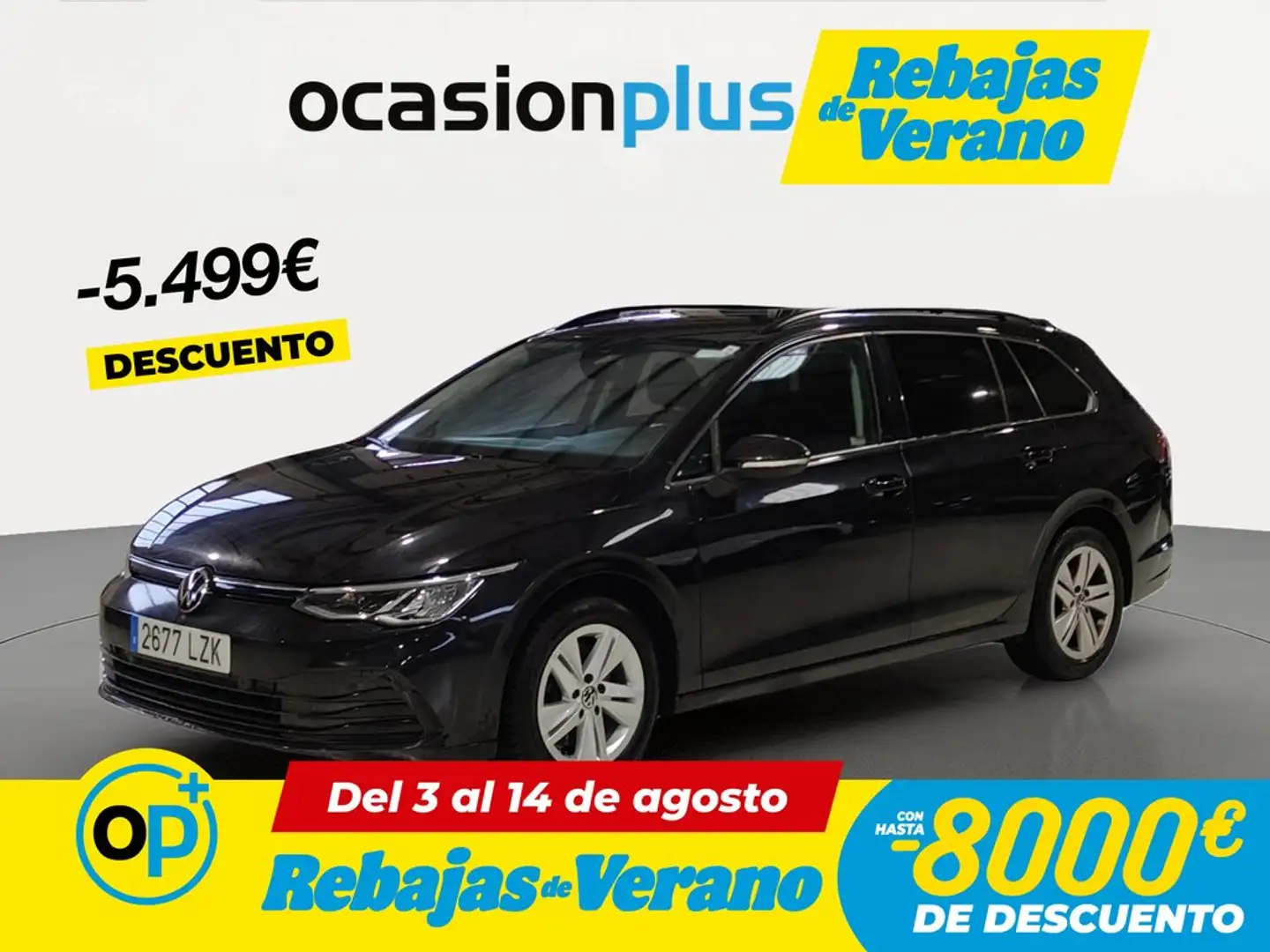 Volkswagen Golf Variant 2.0TDI Life 85kW Negro - 1