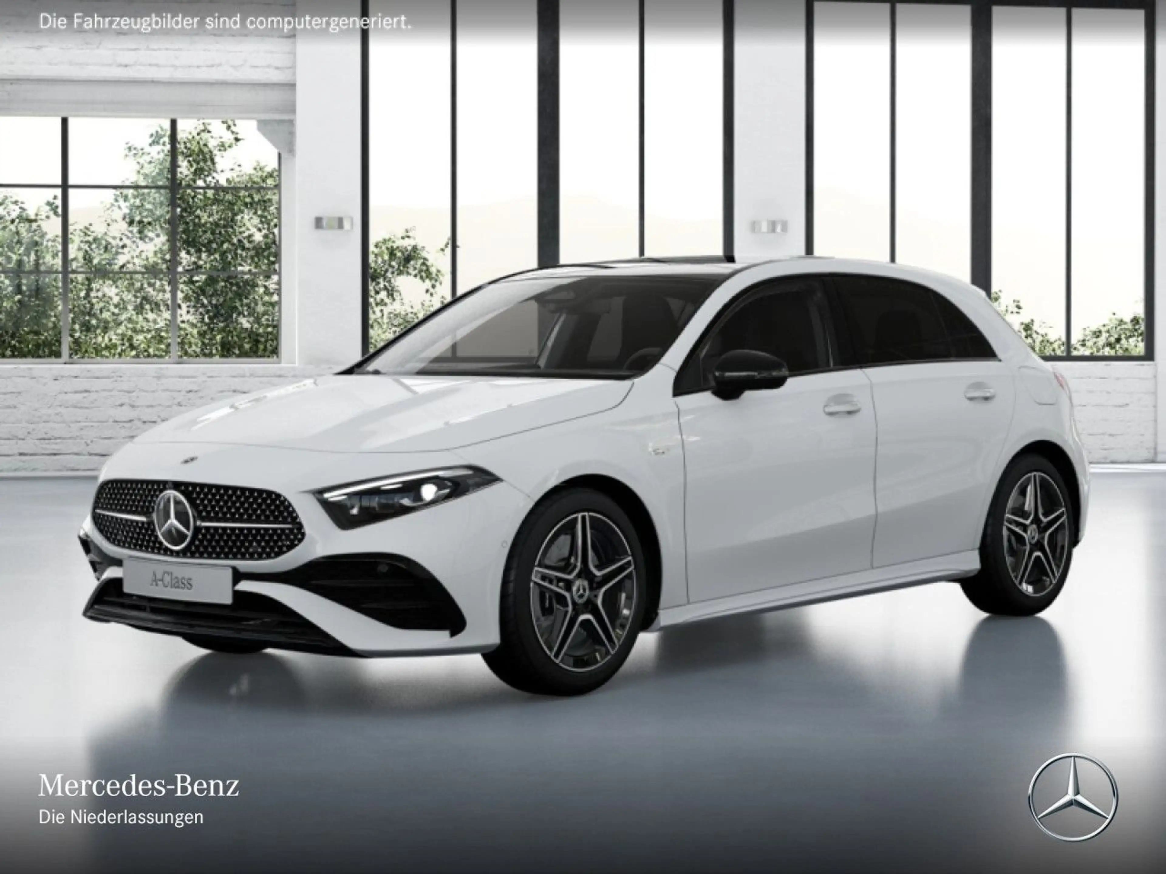 Mercedes-Benz A 250 e AMG+NIGHT+PANO+360°+MULTIBEAM+HUD+TOTW+8G — photo 14