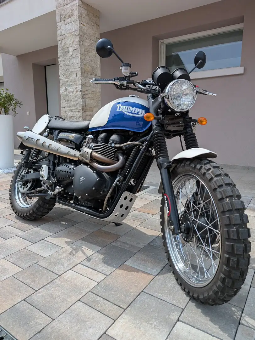 Triumph Scrambler 900 Mr Martini Wit - 1