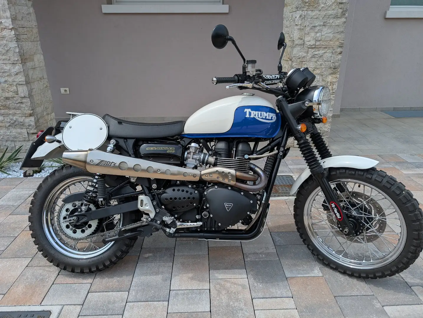 Triumph Scrambler 900 Mr Martini Wit - 2