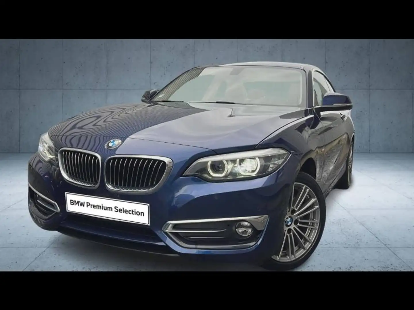 BMW 220 220iA 184ch Luxury Blau - 1