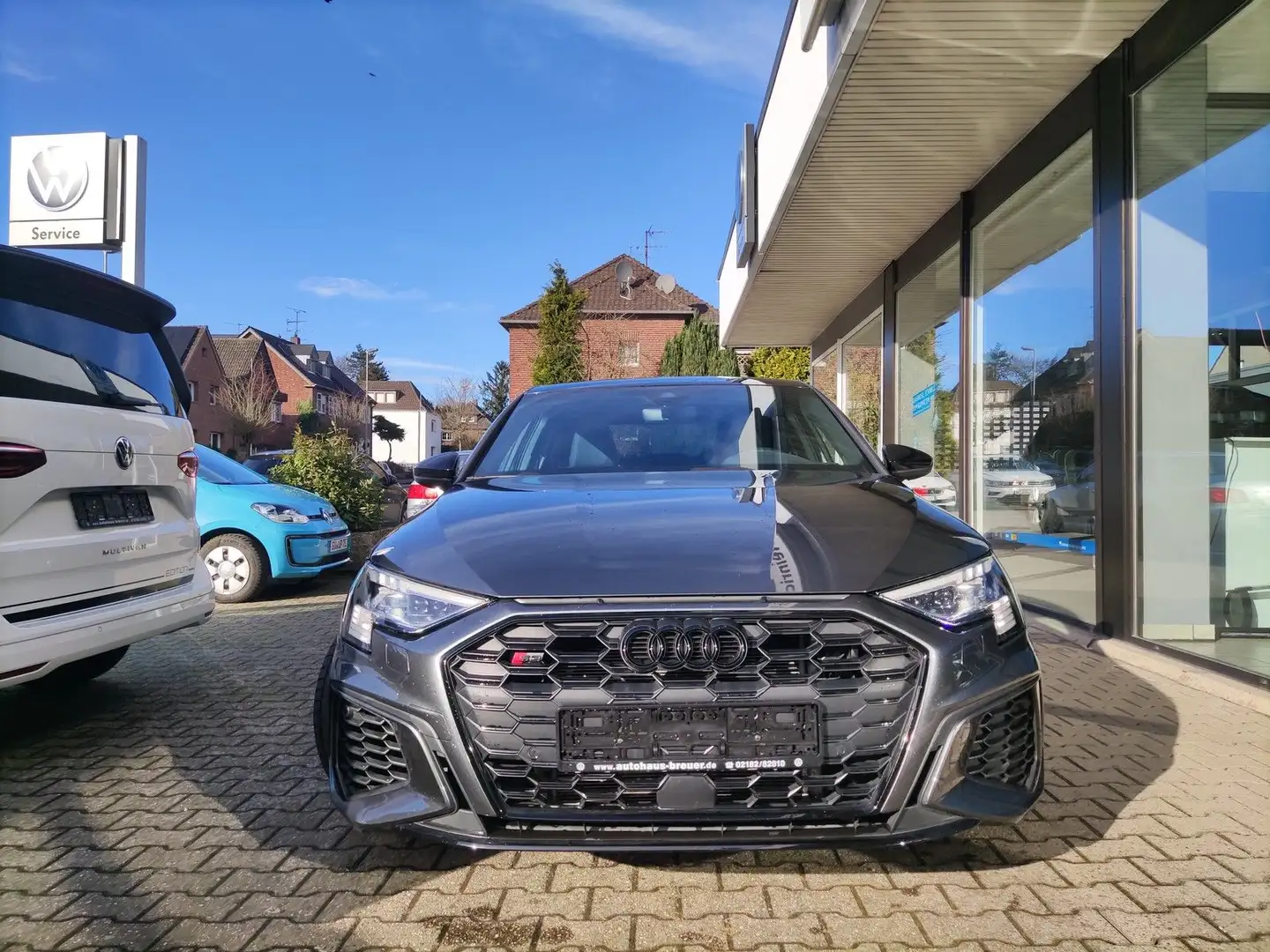 Audi S3 Limousine 2.0 TFSI quattro Leder,Pano,Kam,B&O Gris - 2