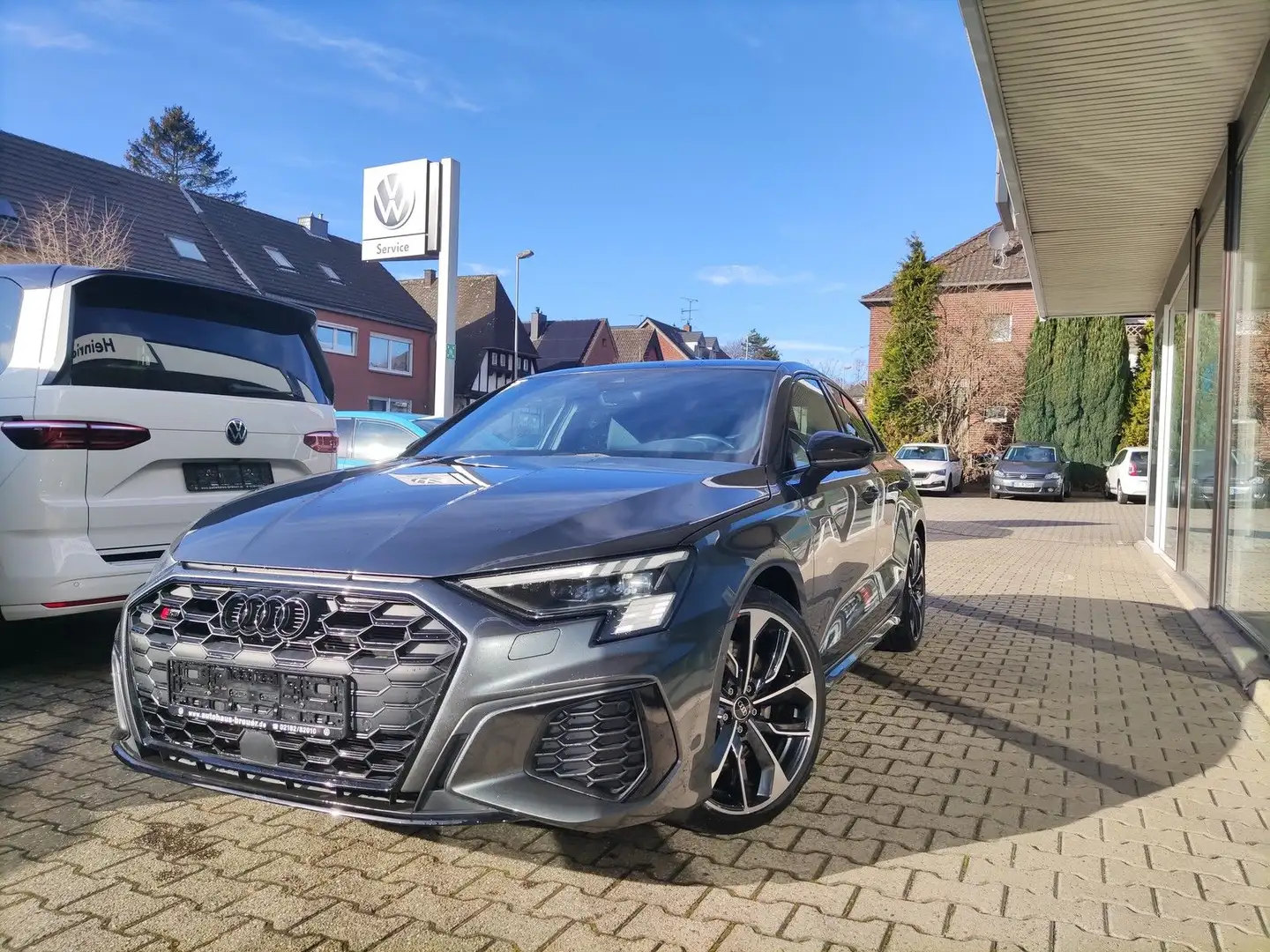 Audi S3 Limousine 2.0 TFSI quattro Leder,Pano,Kam,B&O Gris - 1