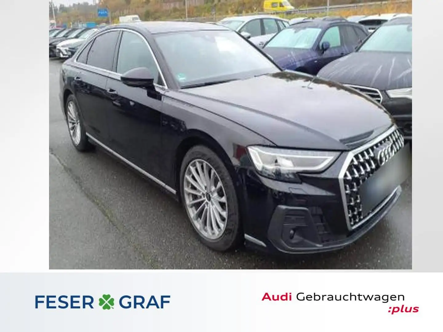 Audi A8 50 TDI Pano,HUD,Sitzbel,Dynamikallrad,Kameras Schwarz - 1