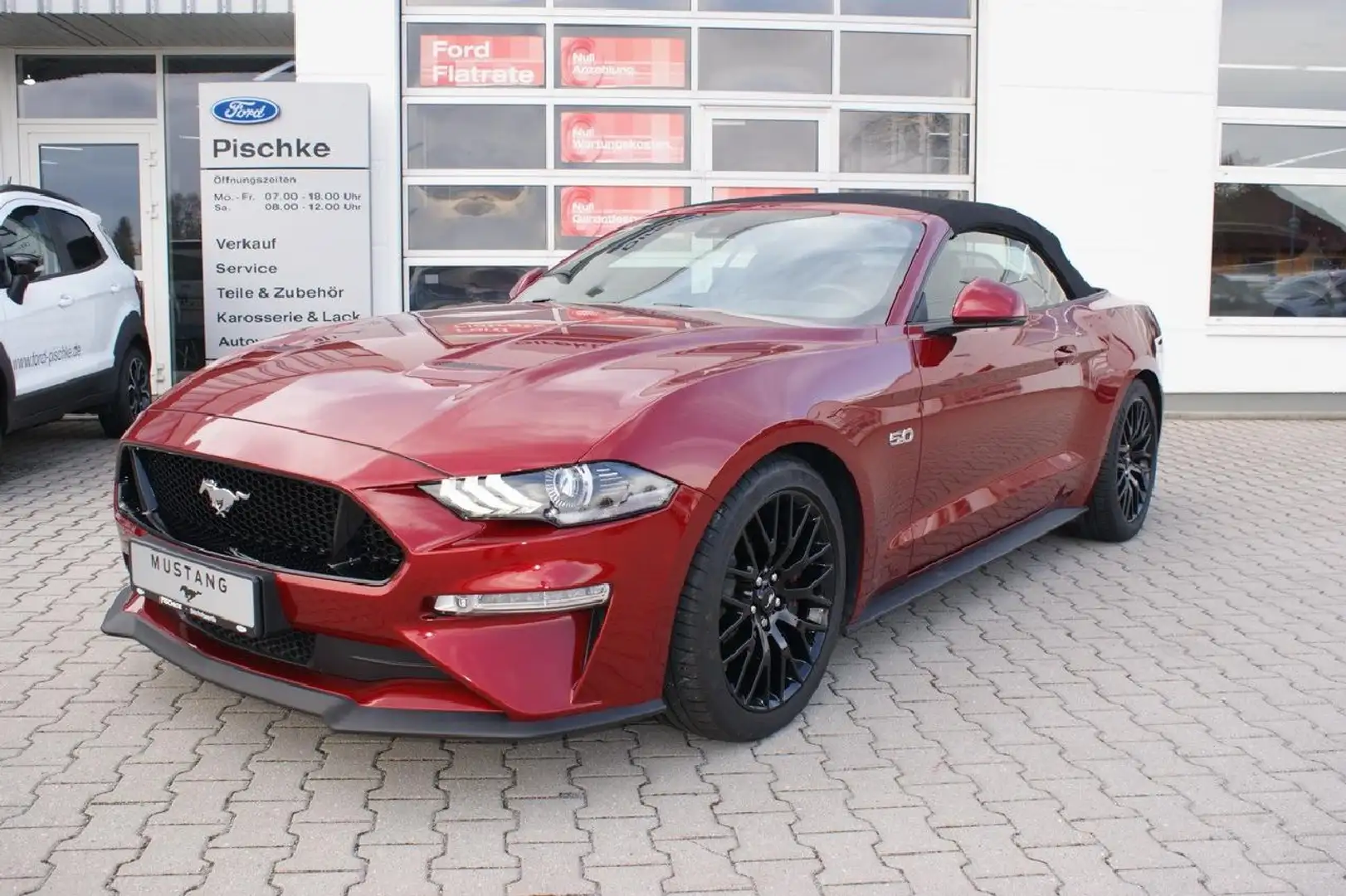 Ford Mustang GT Convertible MagneRide Windschott Rot - 1
