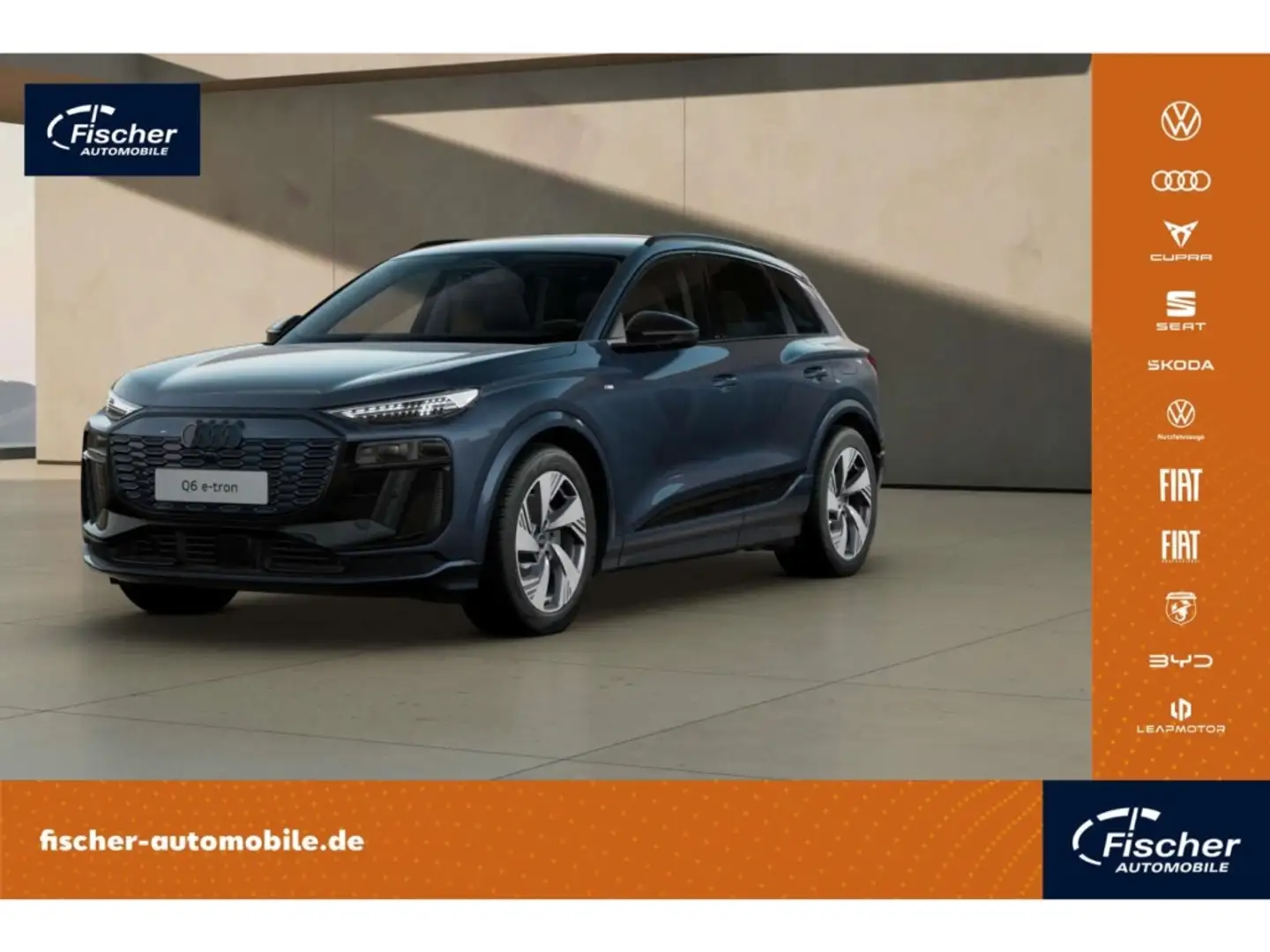 Audi Q6 e-tron SUV S line Blau - 1